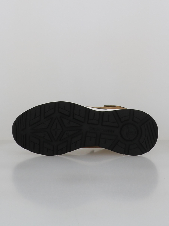 Baskets cortina camel marron noir homme - Sergio Tacchini