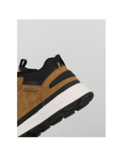 Baskets cortina camel marron noir homme - Sergio Tacchini