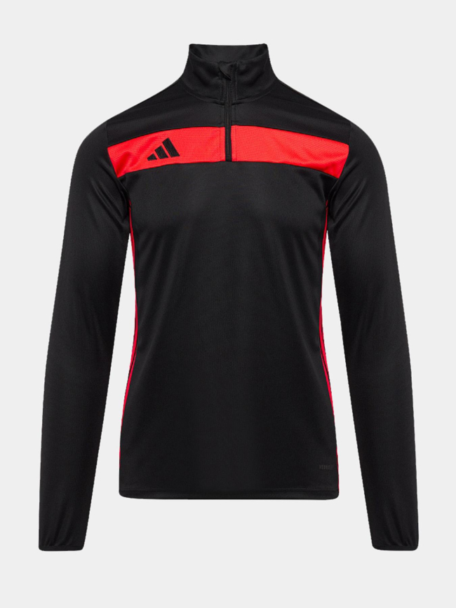 Haut d'entrainement de football tiro noir et rouge enfant - Adidas