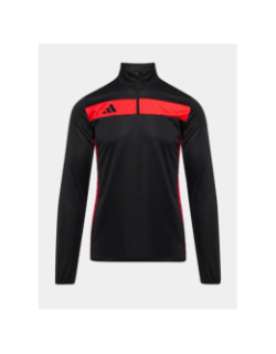 Haut d'entrainement de football tiro noir et rouge enfant - Adidas
