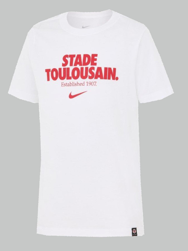 T-shirt stade toulousain blanc enfant - Nike