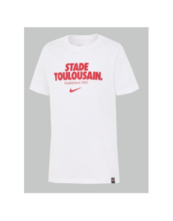 T-shirt stade toulousain blanc enfant - Nike