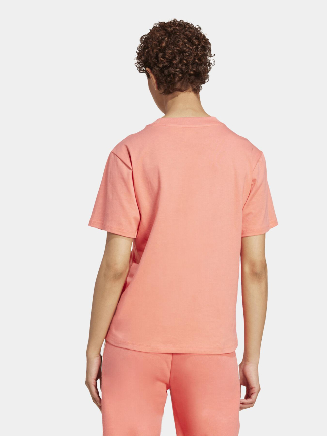 T-shirt uni logo rose femme - Adidas