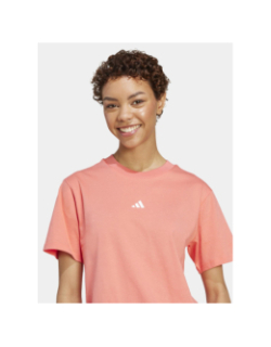 T-shirt uni logo rose femme - Adidas
