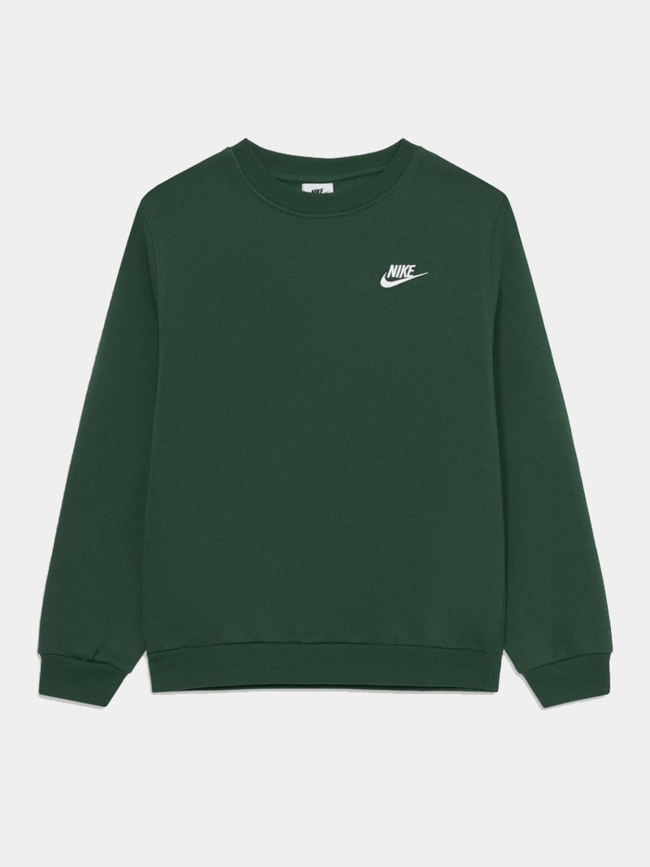 Sweat nsw club crew vert enfant - Nike