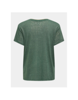 T-shirt col v beatrice vert femme - Only