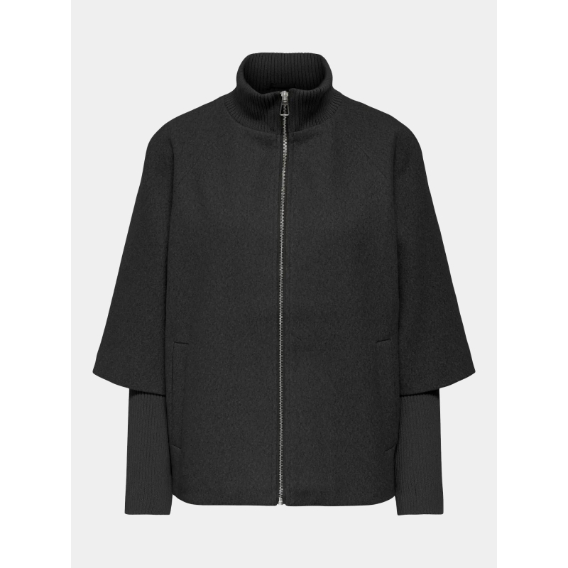 Veste bi-matière memory gris anthracite femme - Jdy