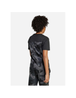 T-shirt camo logo noir gris enfant - Adidas