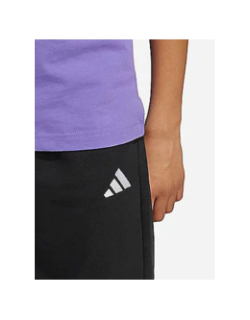 Jogging fleece sportswear noir garçon - Adidas