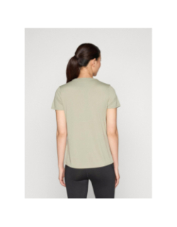 T-shirt de sport uni logo tad essential vert femme - Puma