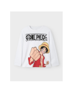 T-shirt one piece mark blanc garçon - Name It
