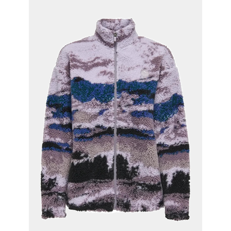 Veste polaire sherpa sik violet femme - Only Play