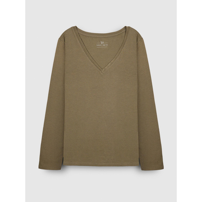 T-shirt manches longues miana vert femme - Teddy Smith