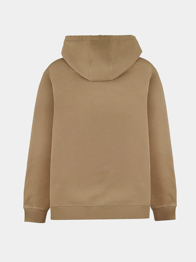 Sweat à capuche nark logo marron garçon - Teddy Smith