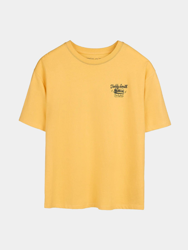 T-shirt dinner jaune garçon - Teddy Smith