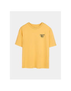 T-shirt dinner jaune garçon - Teddy Smith