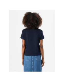 T-shirt script regular bleu marine femme - Tommy Hilfiger