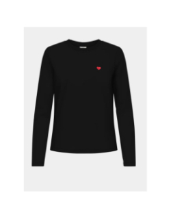 T-shirt rayé pisa noir femme - Jdy