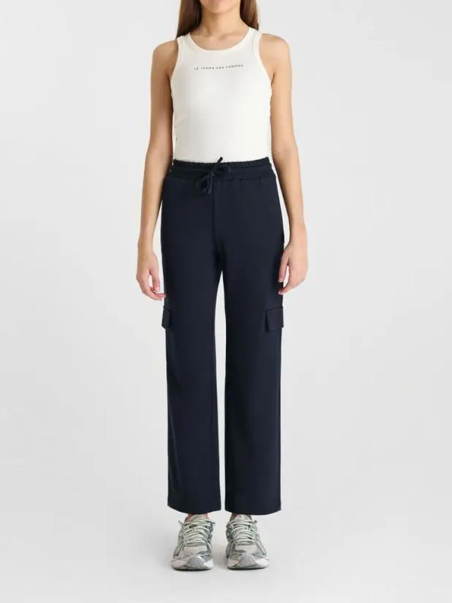 Pantalon mitagi bleu marine fille - Le Temps Des Cerises