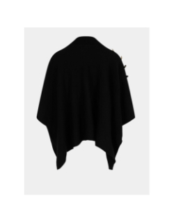Poncho uni roue noir femme - Morgan