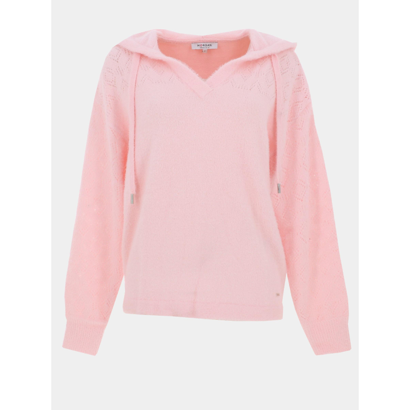 Pull col v balou rose clair femme - Morgan
