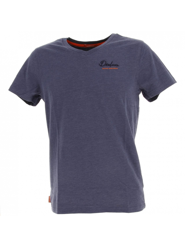 T-shirt soldier river bleu homme - Deeluxe