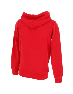 Sweat zippé à capuche atelo rouge homme - La Maison Blaggio