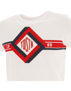 T-shirt tom 1989 blanc enfant - Teddy Smith