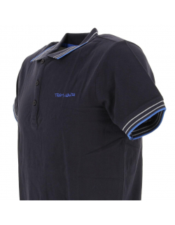 Polo pasy bleu marine garçon - Teddy Smith