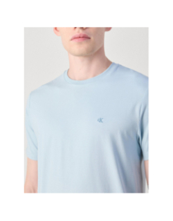 T-shirt slim stretch bleu ciel homme - Calvin Klein