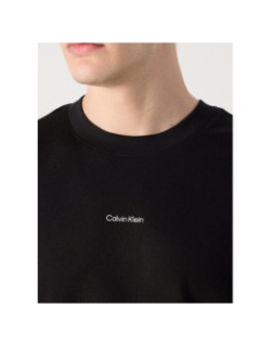 T-shirt stretch pique nano easy noir homme - Calvin Klein