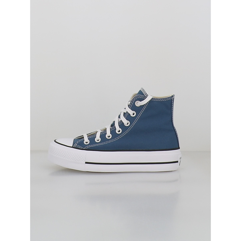 Converse chuck taylor all star lift slacker bleu femme