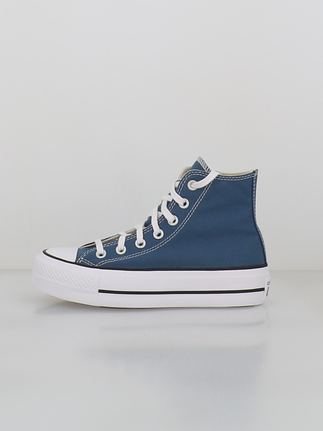 Converse chuck taylor all star lift slacker bleu femme