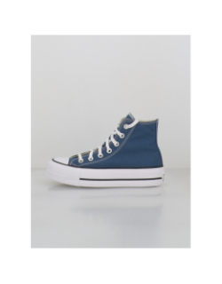 Converse chuck taylor all star lift slacker bleu femme