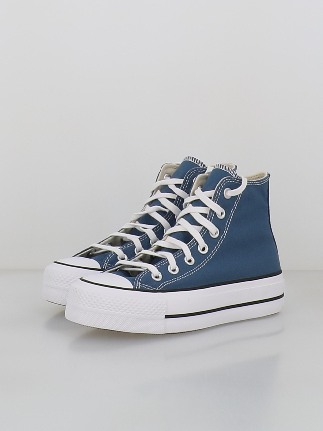 Converse chuck taylor all star lift slacker bleu femme