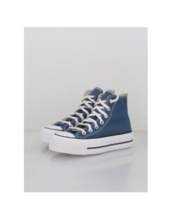 Converse chuck taylor all star lift slacker bleu femme