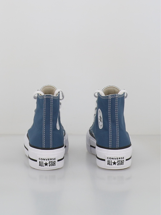Converse chuck taylor all star lift slacker bleu femme
