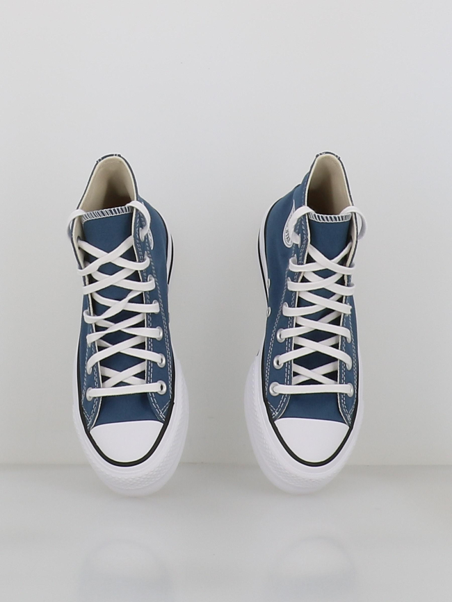 Converse chuck taylor all star lift slacker bleu femme