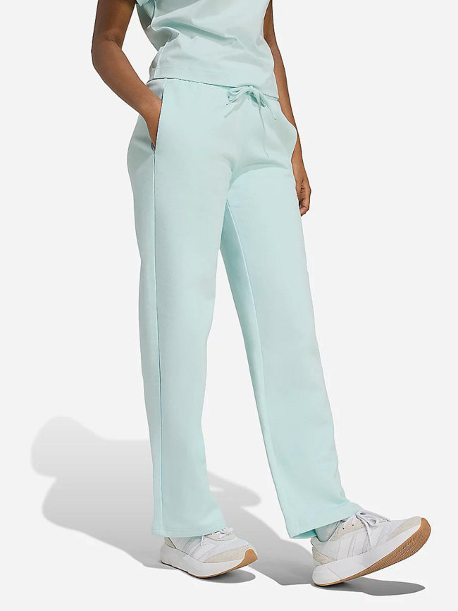 Jogging droit fleece halmin bleu femme - Adidas