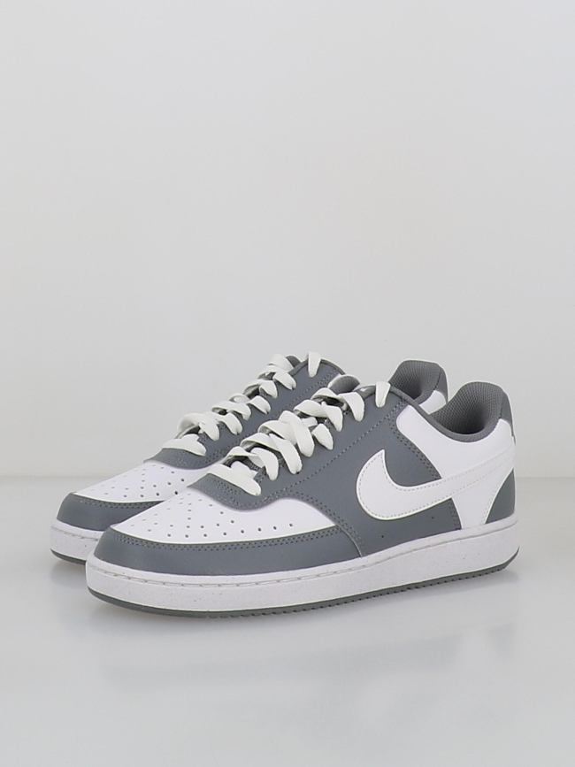 Baskets court vision gris blanc homme - Nike
