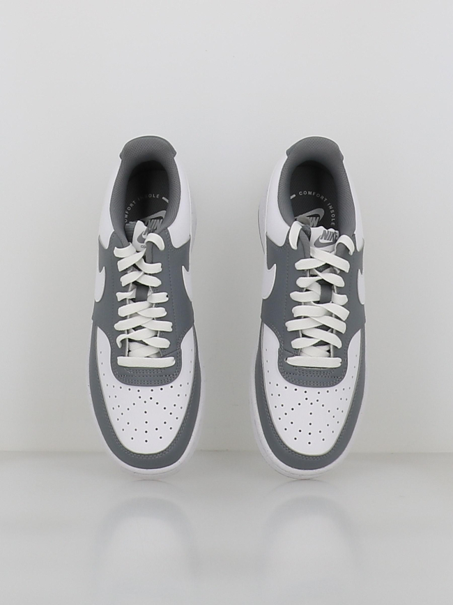 Baskets court vision gris blanc homme - Nike
