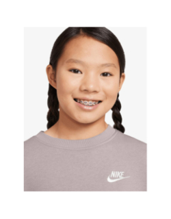 Sweat nsw club crew violet fille - Nike