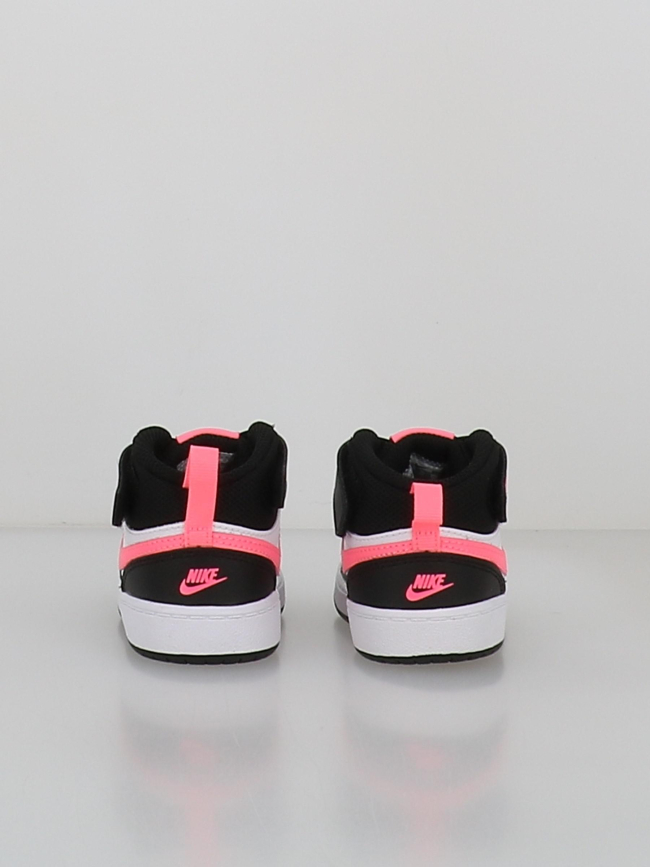 Baskets à scratch court borough tdv noir rose enfant - Nike
