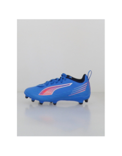 Chaussures de football ultra 6 play fg/ag bleu enfant - Puma