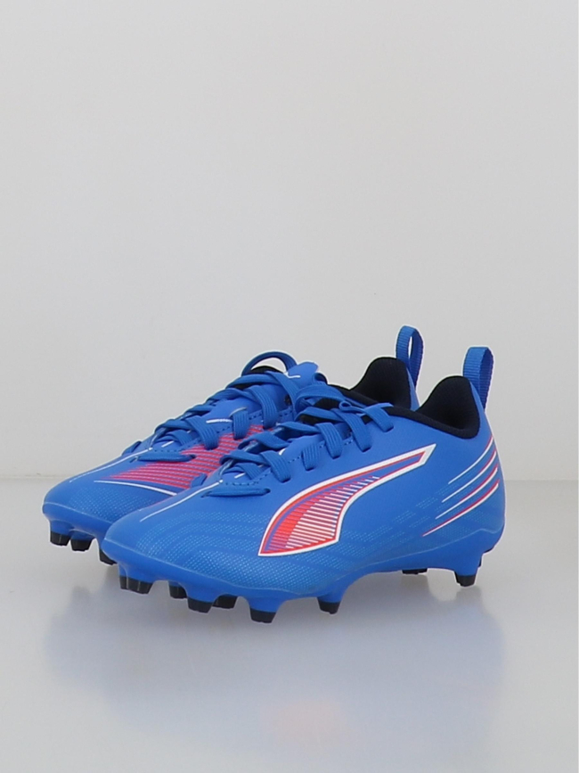 Chaussures de football ultra 6 play fg/ag bleu enfant - Puma