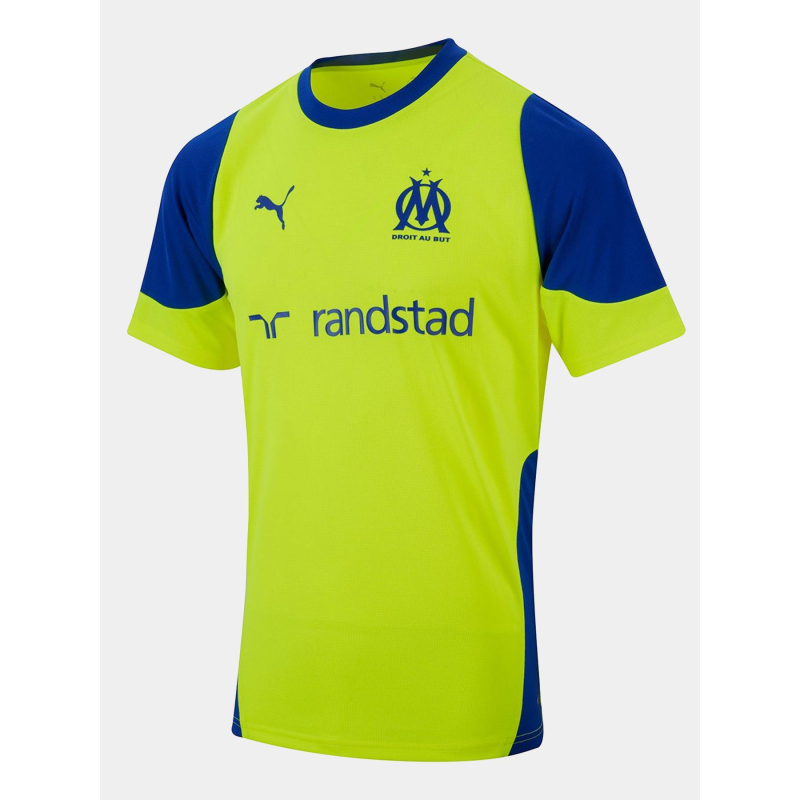 Maillot d'entrainement OM 25/26 jaune fluo - Puma