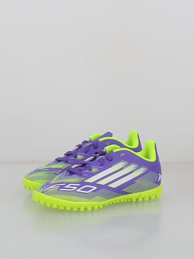 Chaussures de football f50 club tf violet enfant - Adidas