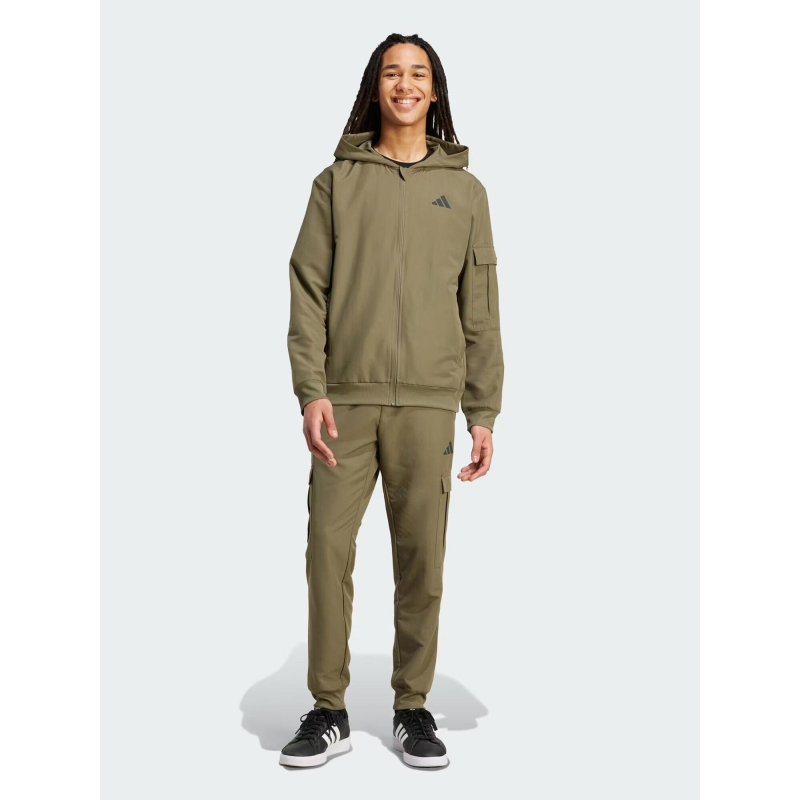 Ensemble survêtement cargo kaki homme - Adidas