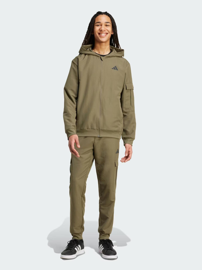 Ensemble survêtement cargo kaki homme - Adidas