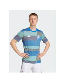 Maillot d'échauffement real madrid 25 bleu - Adidas
